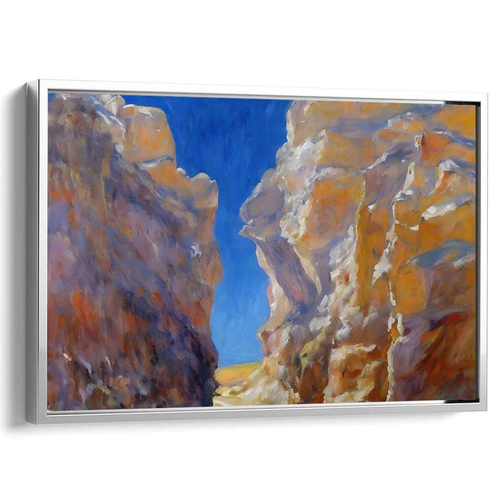 Celestial Canopy Wonder: Awe-Inspiring Landscape with Azure Sky Canvas Art Print