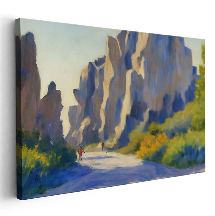 Echoes Of Colorful Brushstrokes: Impressionist-Inspired Landscape Canvas Art