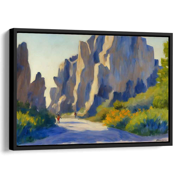 Echoes Of Colorful Brushstrokes: Impressionist-Inspired Landscape Canvas Art