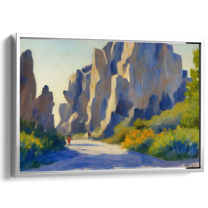 Echoes Of Colorful Brushstrokes: Impressionist-Inspired Landscape Canvas Art