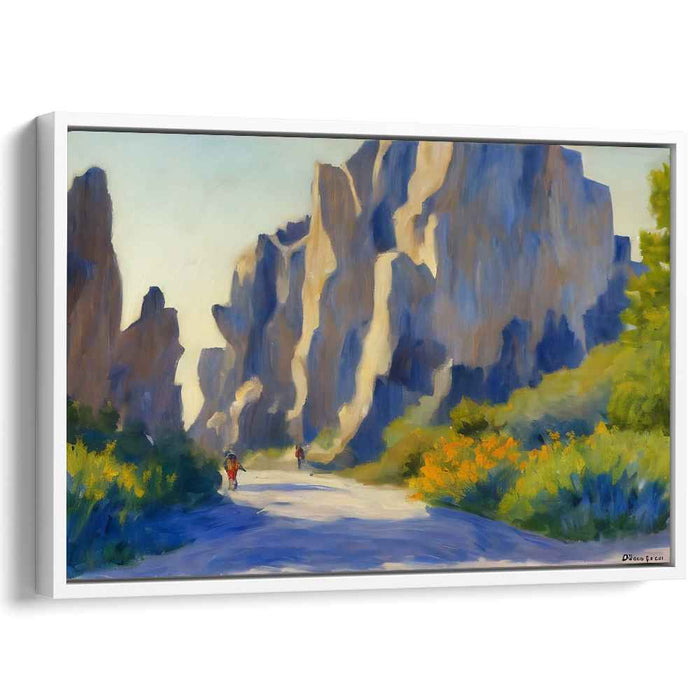 Echoes Of Colorful Brushstrokes: Impressionist-Inspired Landscape Canvas Art