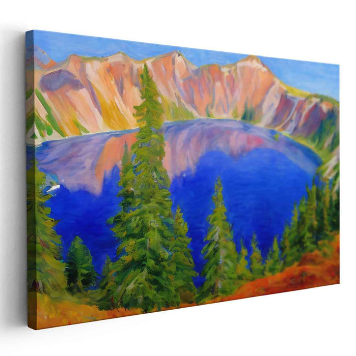 Impressionism Crater Lake #111