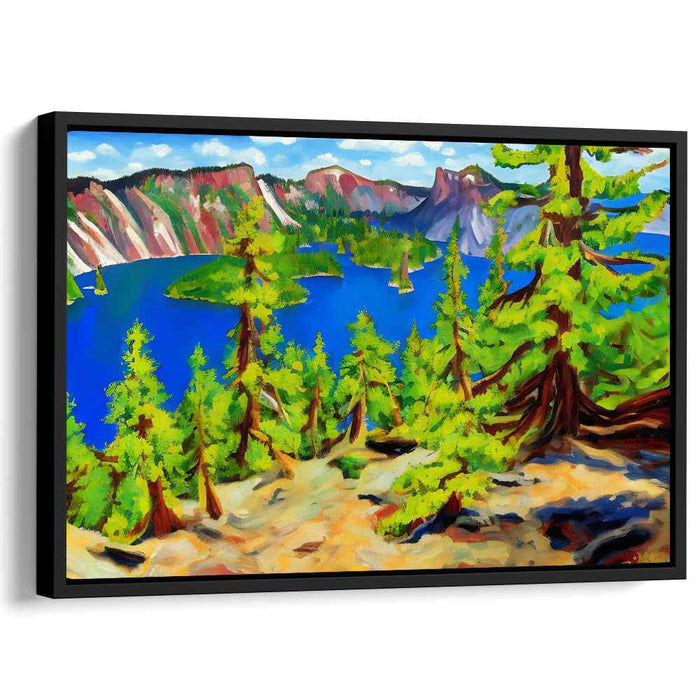 Vivid Skyline Canvas: Vibrant Landscape Canvas Art Print