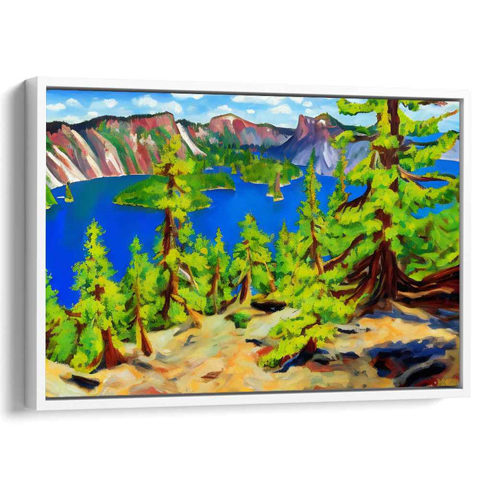 Vivid Skyline Canvas: Vibrant Landscape Canvas Art Print