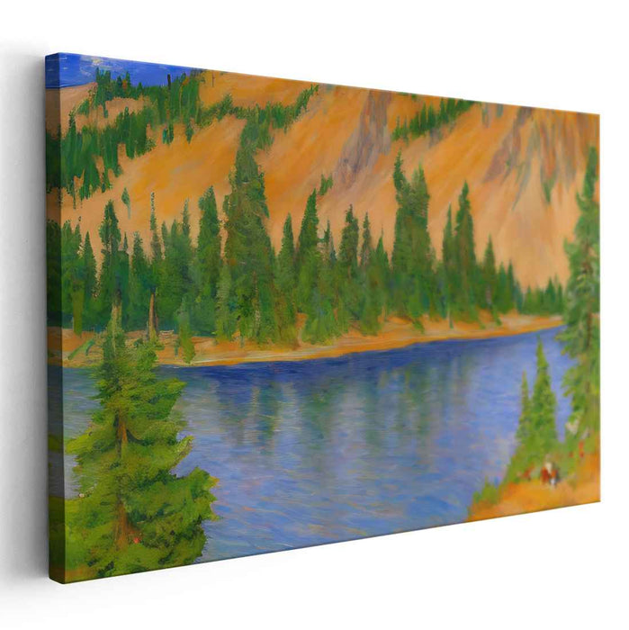 Epic Earth Symphony: Majestic Landscape Oil Painting