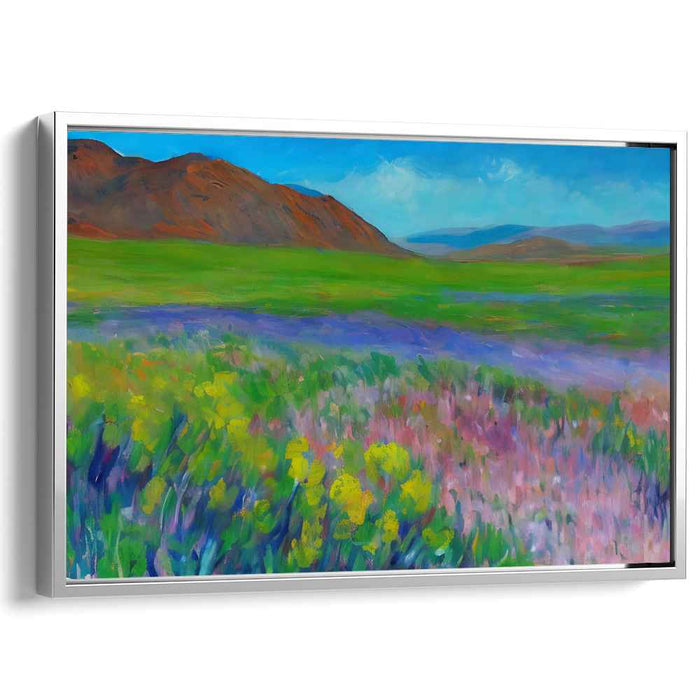 Meadow Breeze: Luminous Landscape Canvas Art