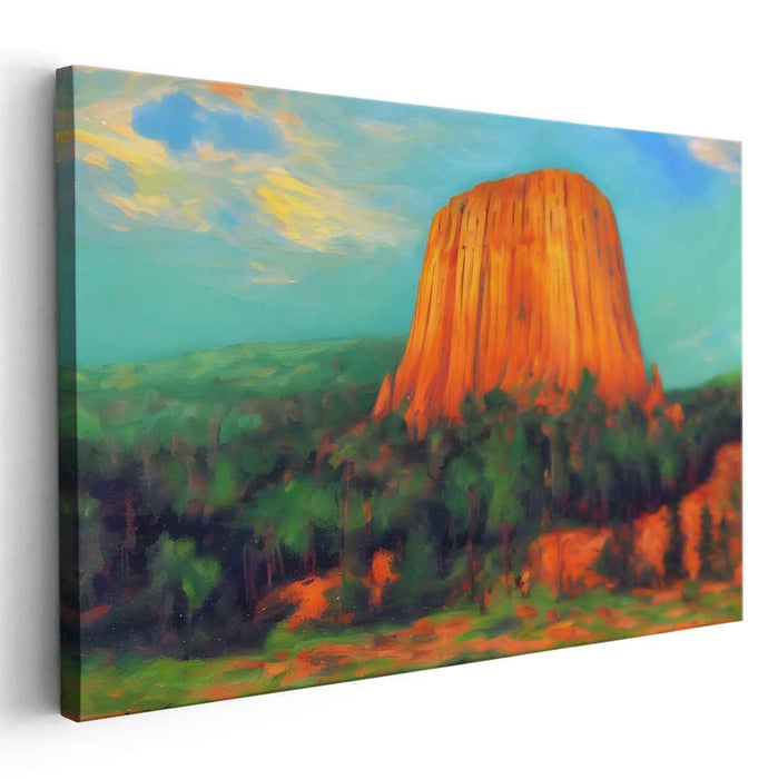 Color Symphony Painting: A Vibrant Landscape Canvas Art Print