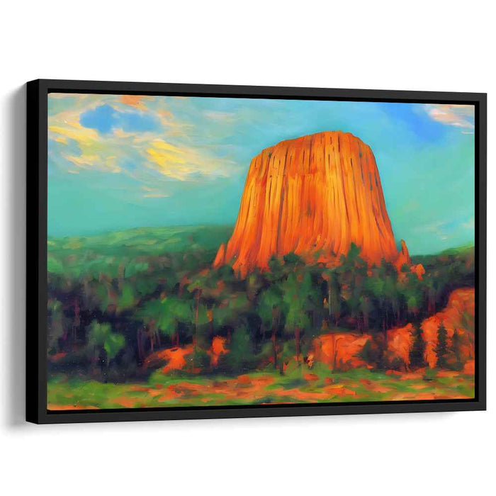 Color Symphony Painting: A Vibrant Landscape Canvas Art Print