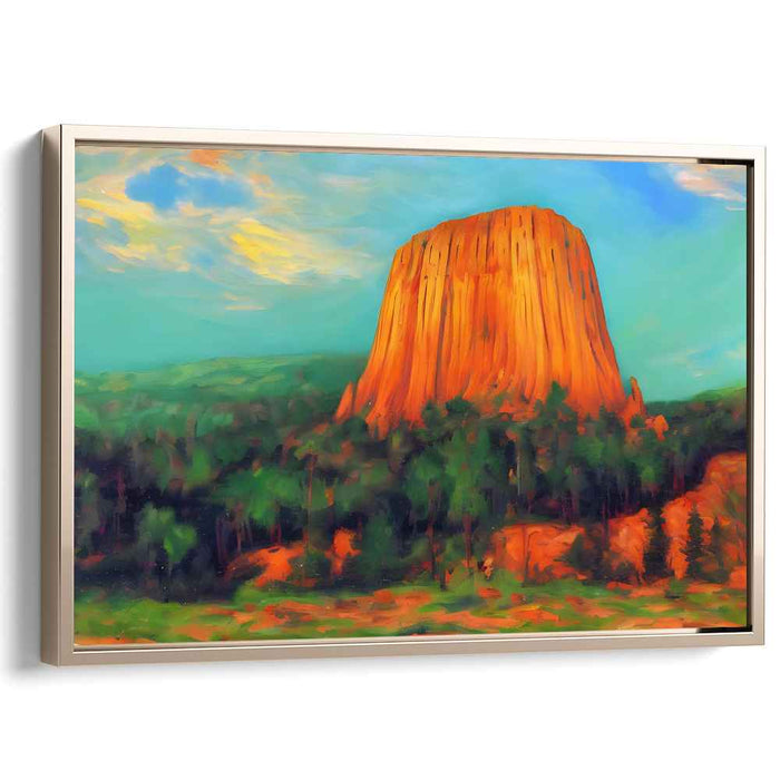 Color Symphony Painting: A Vibrant Landscape Canvas Art Print
