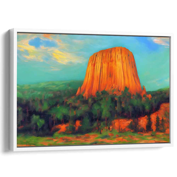 Color Symphony Painting: A Vibrant Landscape Canvas Art Print