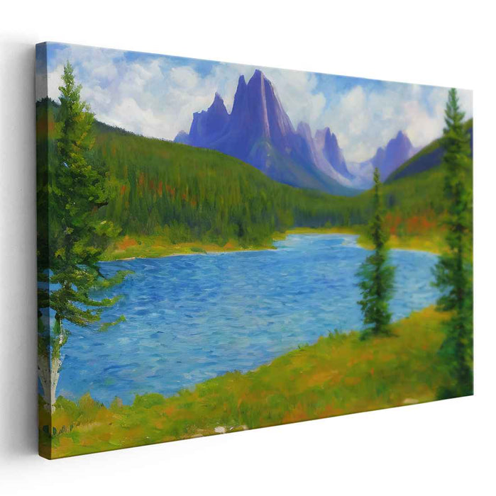 Impressionism Glacier National Park #101