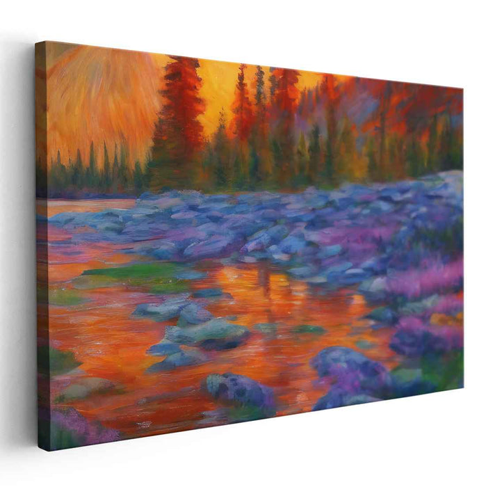 Impressionism Glacier National Park #102