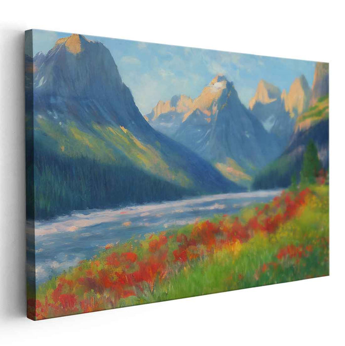 Impressionism Glacier National Park #108