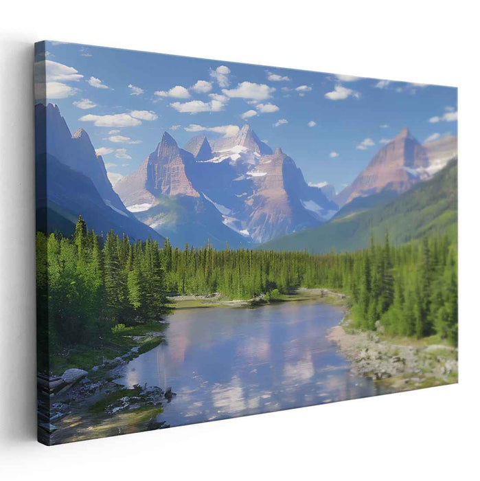 Impressionism Glacier National Park #109