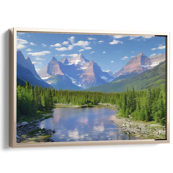 Impressionism Glacier National Park #109