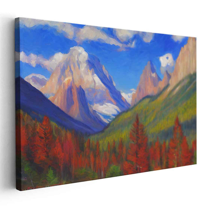 Impressionism Glacier National Park #111