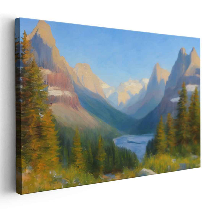 Impressionism Glacier National Park #124