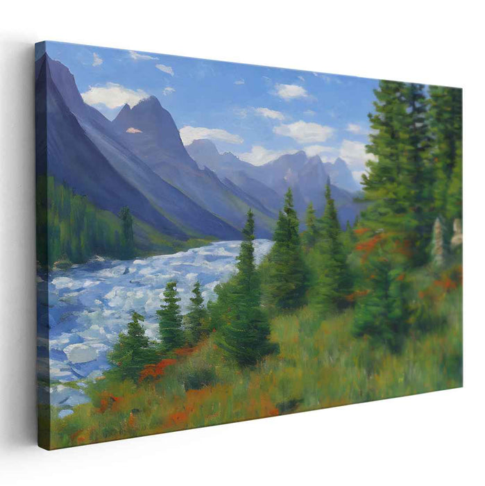 Impressionism Glacier National Park #126