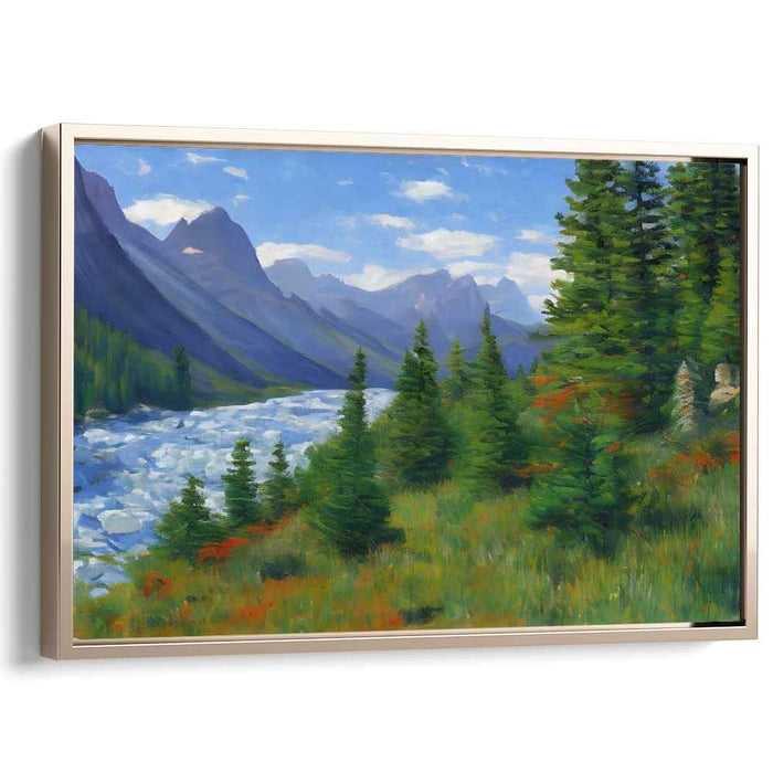 Impressionism Glacier National Park #126