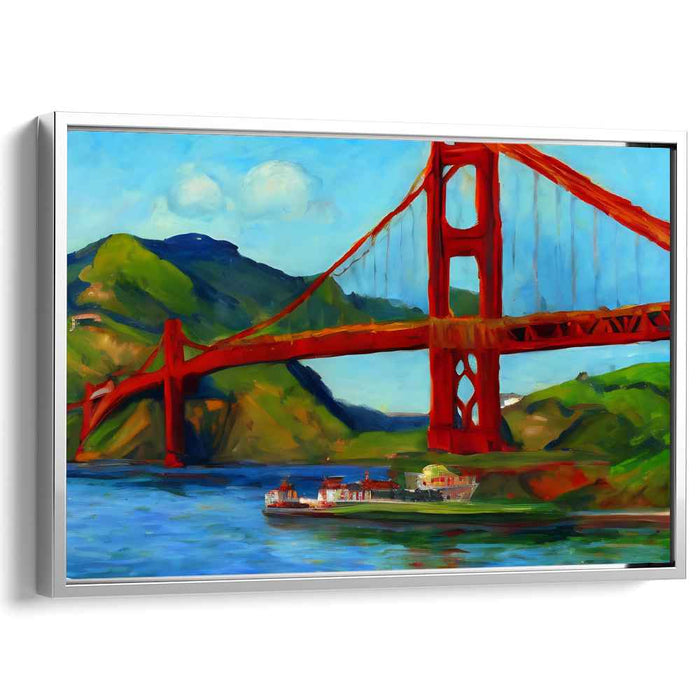 Impressionism Golden Gate Bridge #104
