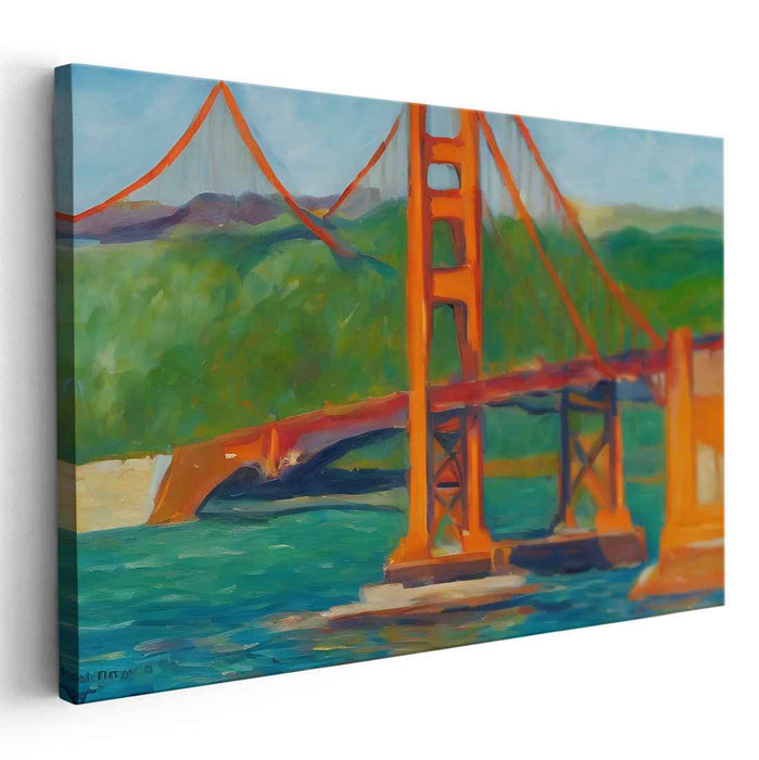 Impressionism Golden Gate Bridge #108
