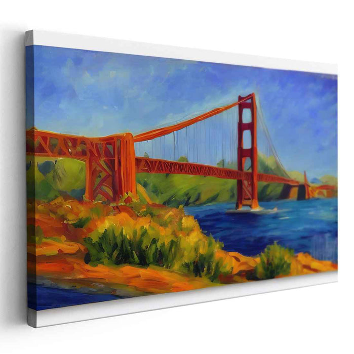 Impressionism Golden Gate Bridge #120