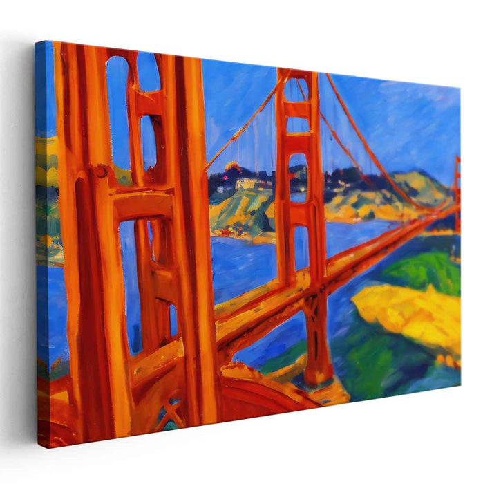 Impressionism Golden Gate Bridge #131