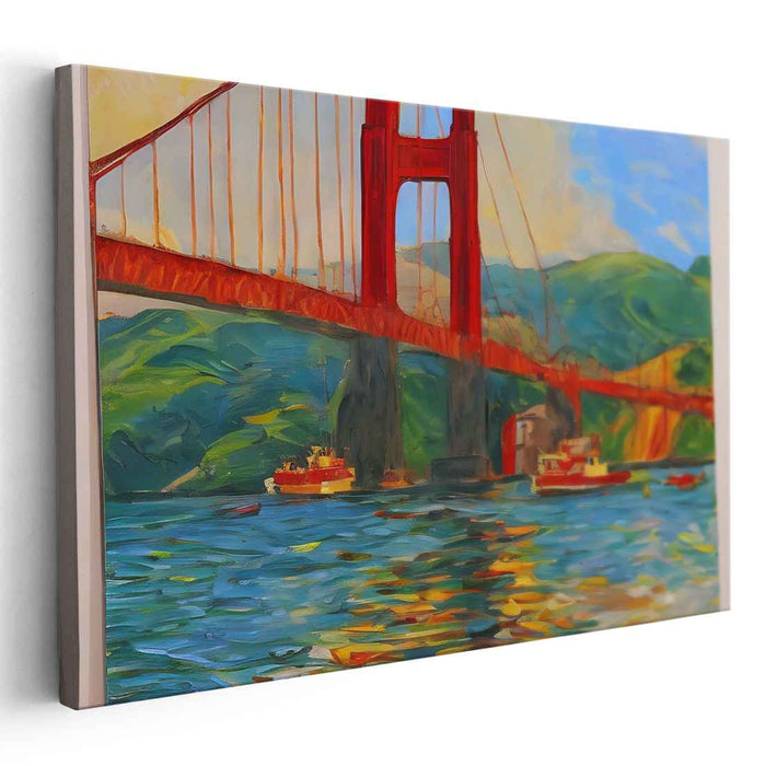 Impressionism Golden Gate Bridge #134
