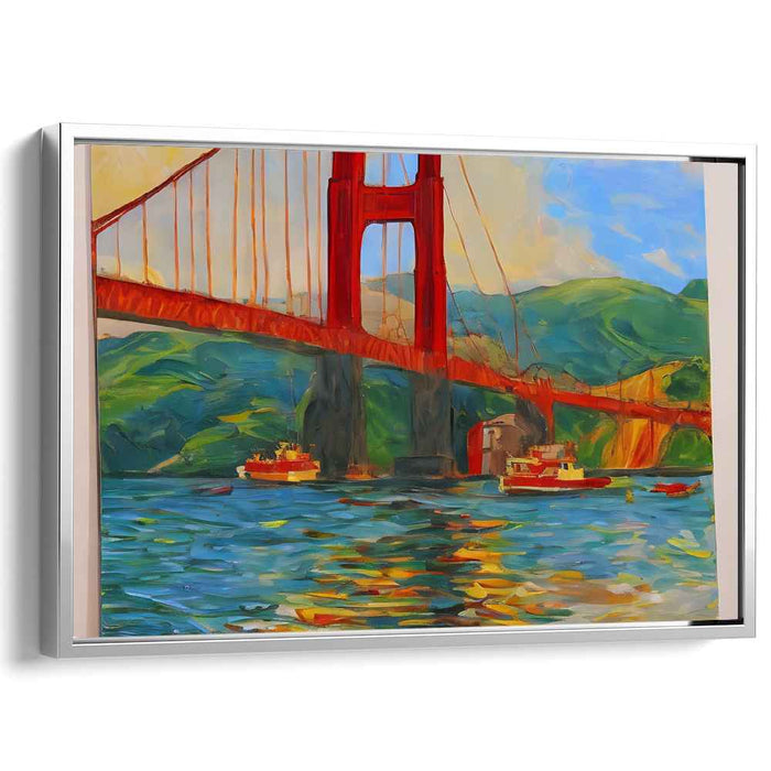 Impressionism Golden Gate Bridge #134