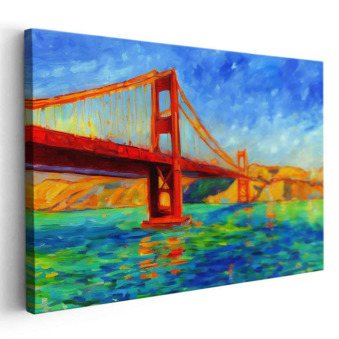 Impressionism Golden Gate Bridge #135