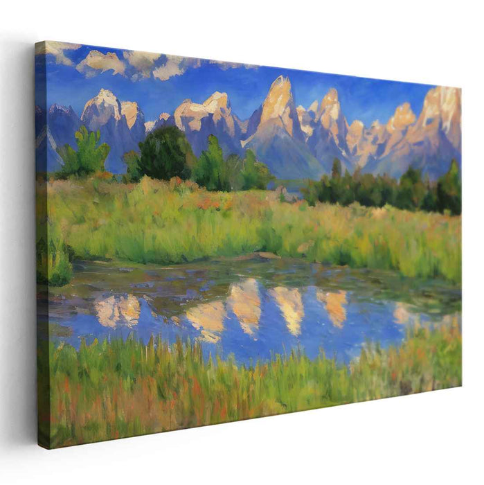 Impressionism Grand Tetons #103