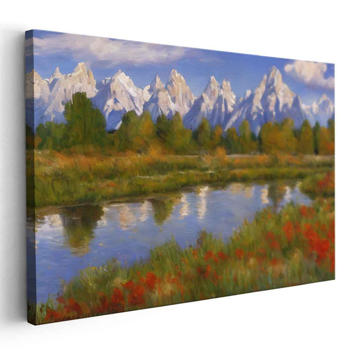 Impressionism Grand Tetons #107