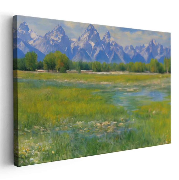 Impressionism Grand Tetons #120
