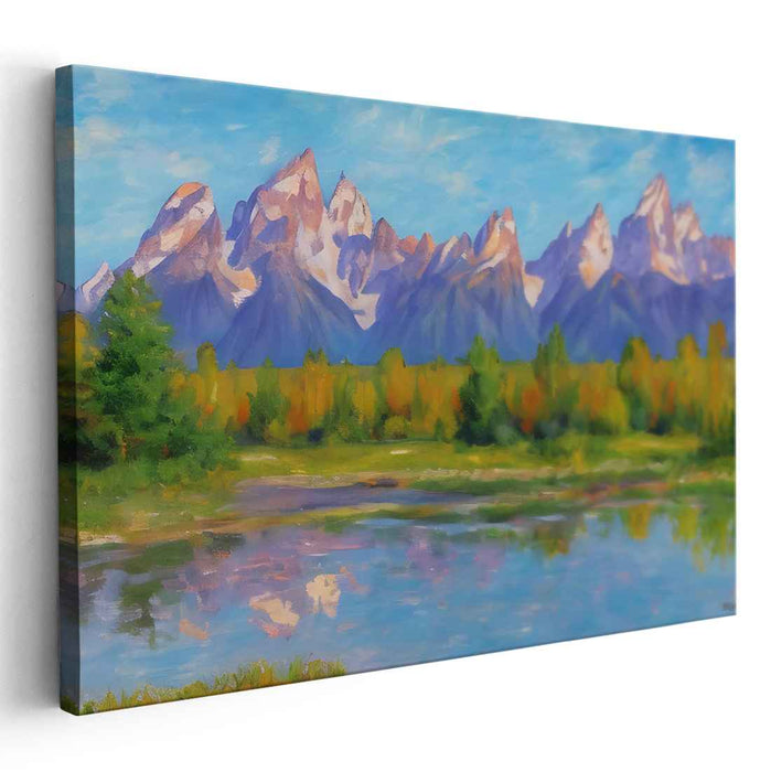 Impressionism Grand Tetons #127