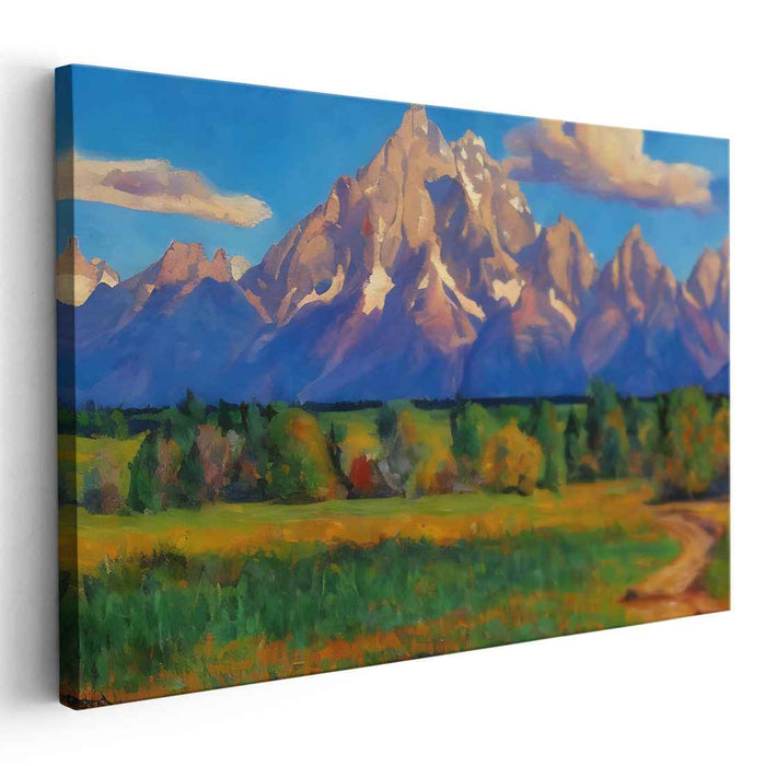 Impressionism Grand Tetons #128
