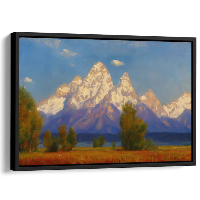 Whispers Of Fall Foliage: Autumn Landscape Canvas Art Print