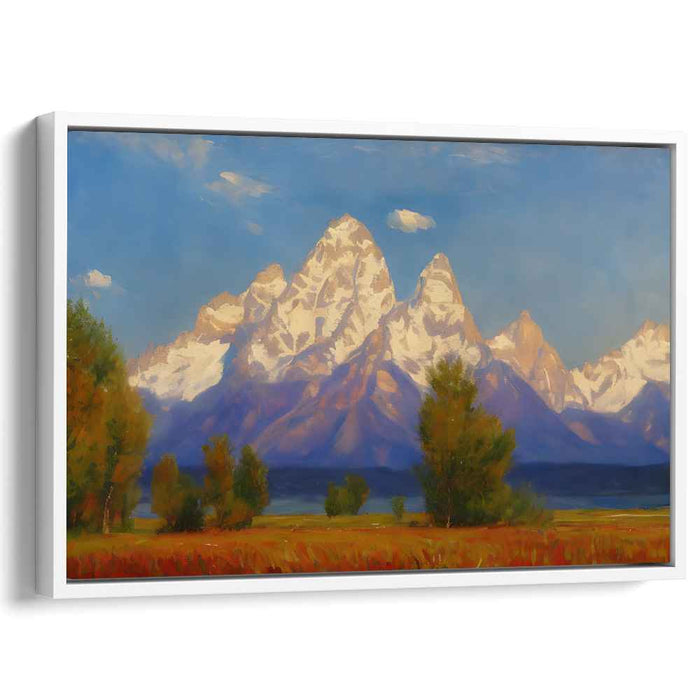 Whispers Of Fall Foliage: Autumn Landscape Canvas Art Print