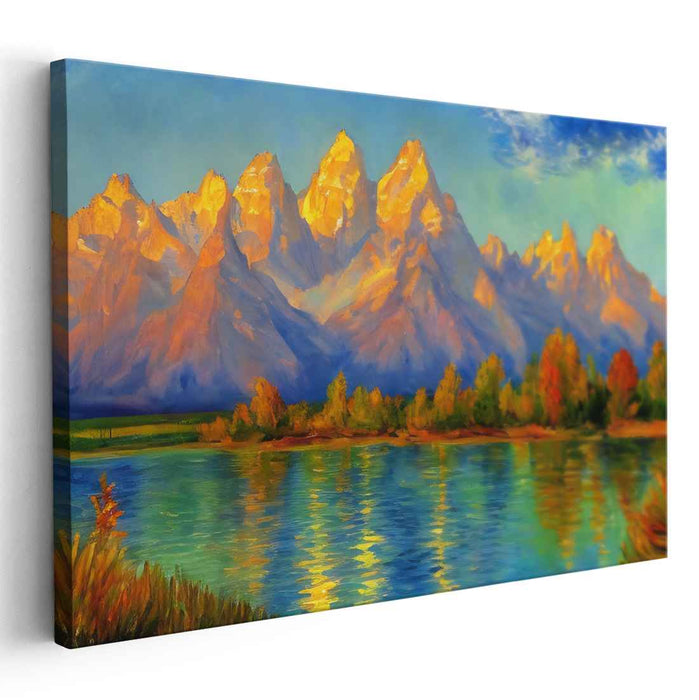 Impressionism Grand Tetons #138