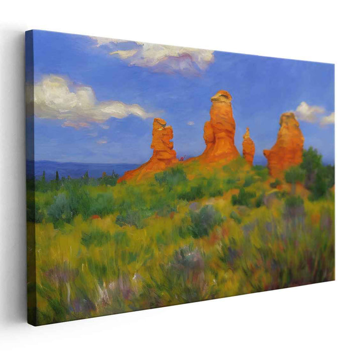 Impressionism Hoodoo formations #115