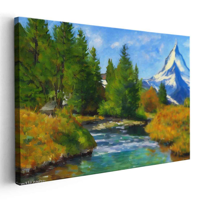 Impressionism Matterhorn #137