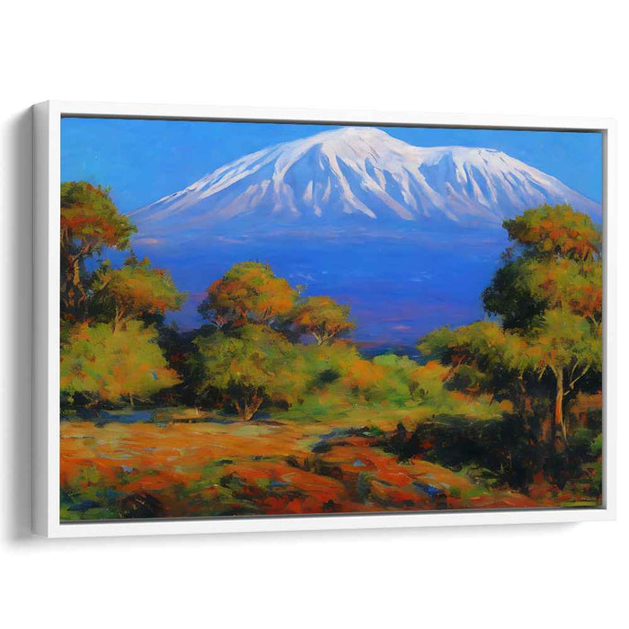 Chromatic Nature Trails: Vibrant Landscape Canvas Art Print