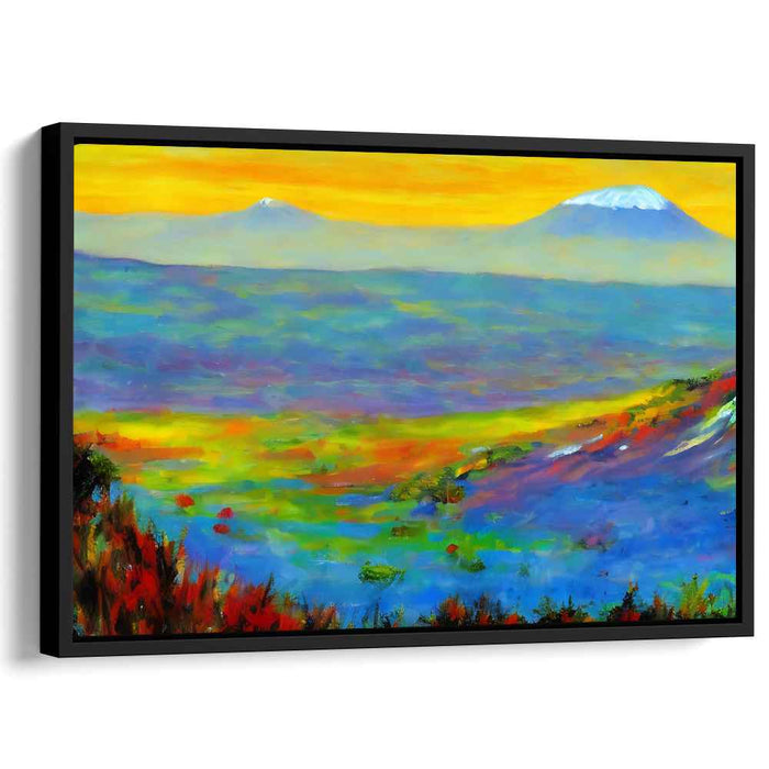 Peak Dreamscape: Vibrant Landscape with Majestic Mountains