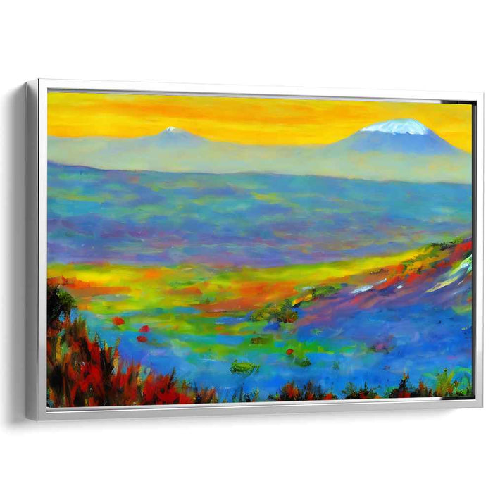 Peak Dreamscape: Vibrant Landscape with Majestic Mountains