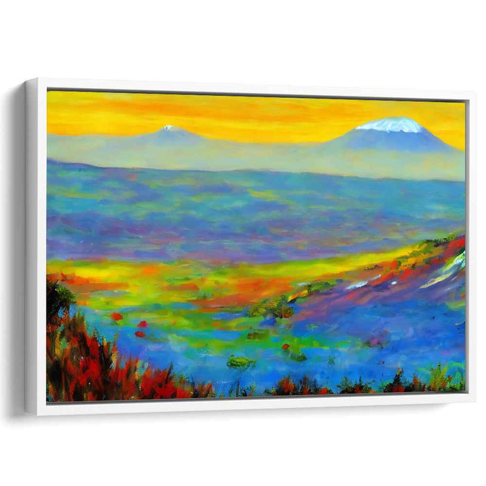 Peak Dreamscape: Vibrant Landscape with Majestic Mountains