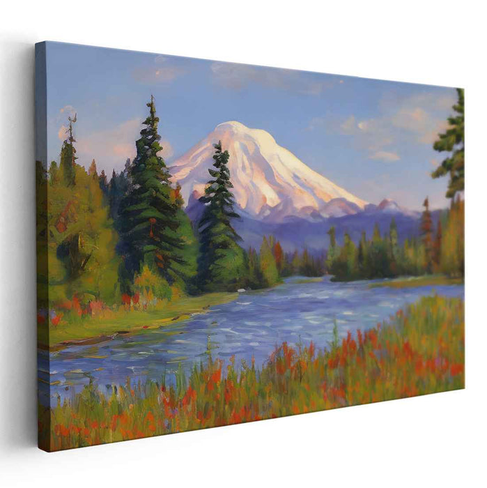 Impressionism Mount Rainier #102
