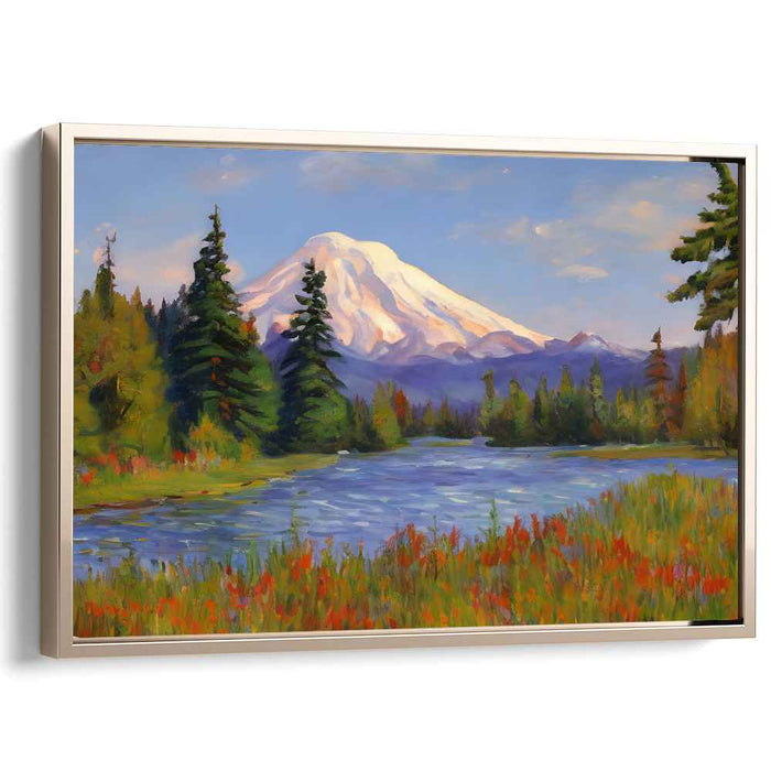 Impressionism Mount Rainier #102