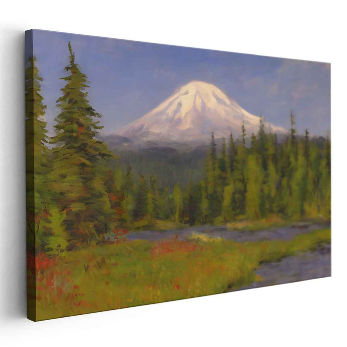 Impressionism Mount Rainier #119