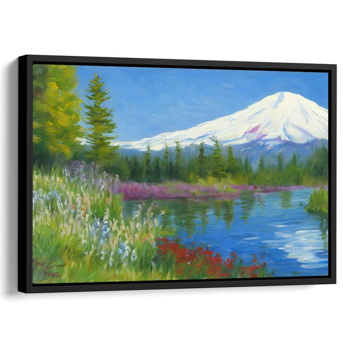 Radiance of Earth: Luminous Landscape Oil Painting