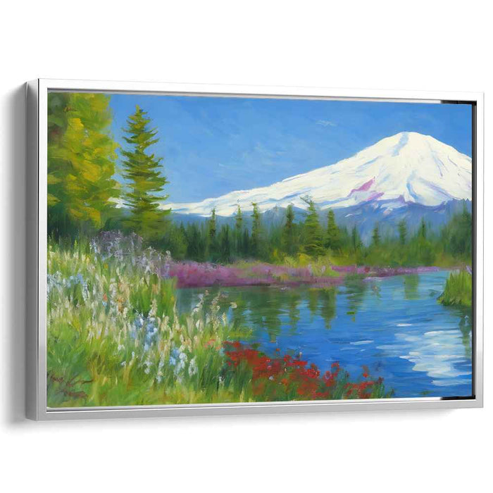 Radiance of Earth: Luminous Landscape Oil Painting