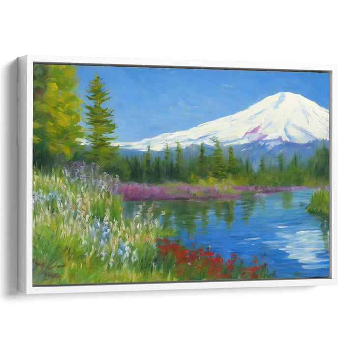 Radiance of Earth: Luminous Landscape Oil Painting